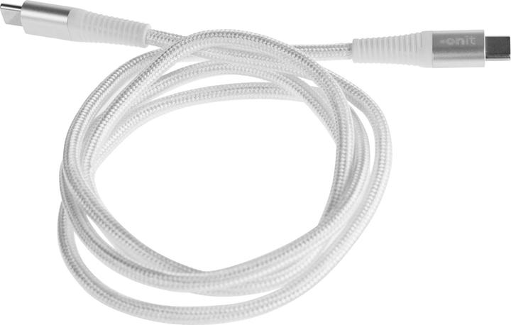 Produktbild Onit USB 3.0-Kabel USB C - USB C 1 m, Weiss (1 m, USB 3.2 Gen 1, 60 W)