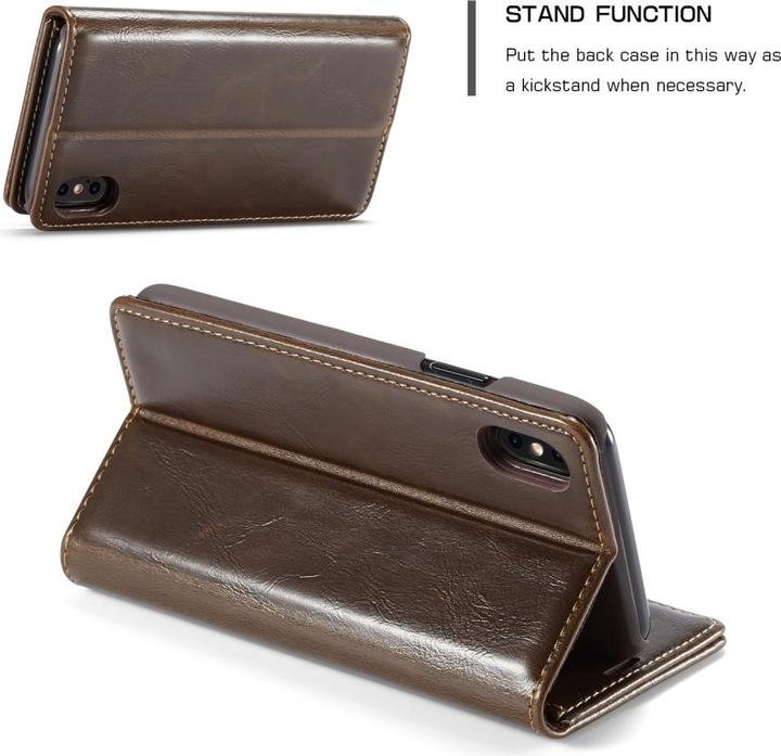 Immagine prodotto Caseme Apple iPhone XS Classic Custodia in pelle Custodia per carte di credito (Apple iPhone XS)