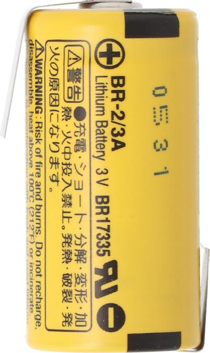 Image du produit Panasonic Batterie BR-2/3 A mit Lötfahnen in Z-Form (1 pcs, A23, 1200 mAh)