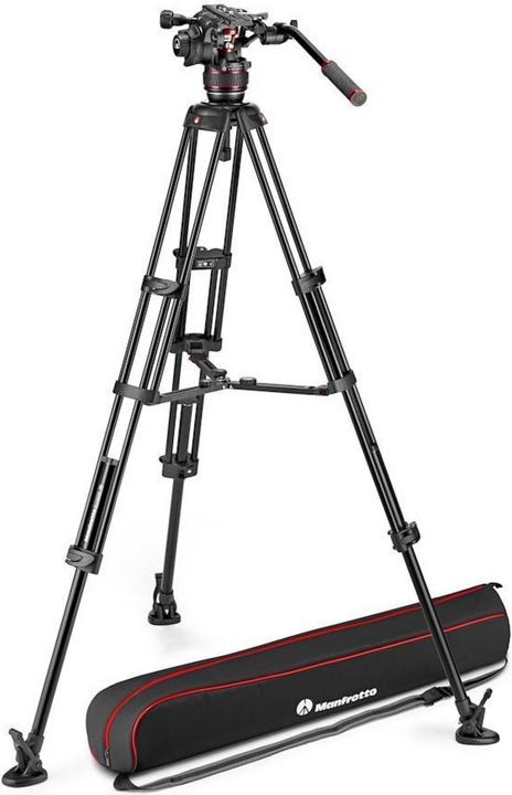 Manfrotto Nitrotech 608 & Alu Twin MS (Metall)