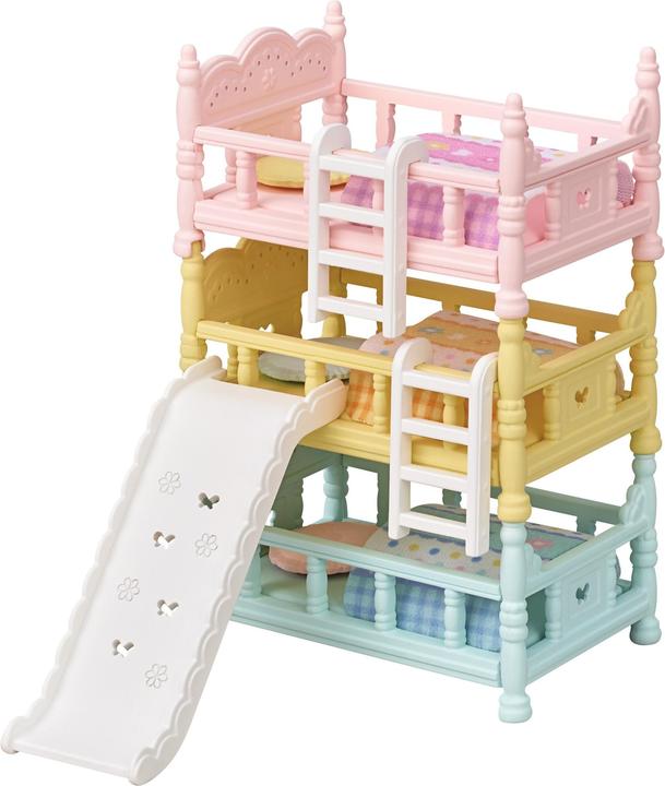 Actual product image Sylvanian Families Three-storey baby loft bed