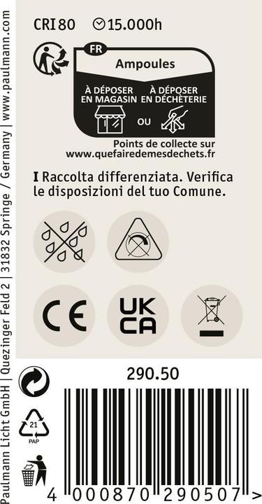 Produktbild Paulmann Reflektor (E14, 5 W, 450 lm, 1 x, F)