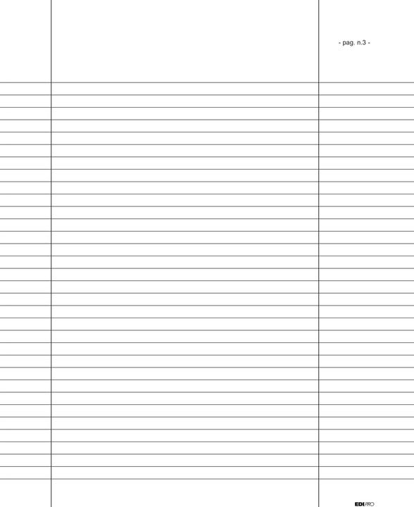 Actual product image Edi Pro EDIPRO - E2382 - General Report 400 Numbered Pages Bound (Hard) f.to 31x24,5 (400 x)