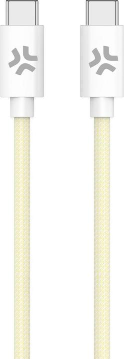 Actual product image Celly USBCUSBCCOTT - USB-C to USB-C Cotton Braided Cable (POWER DELIVERY) (1.50 m, USB 2.0, 60 W)