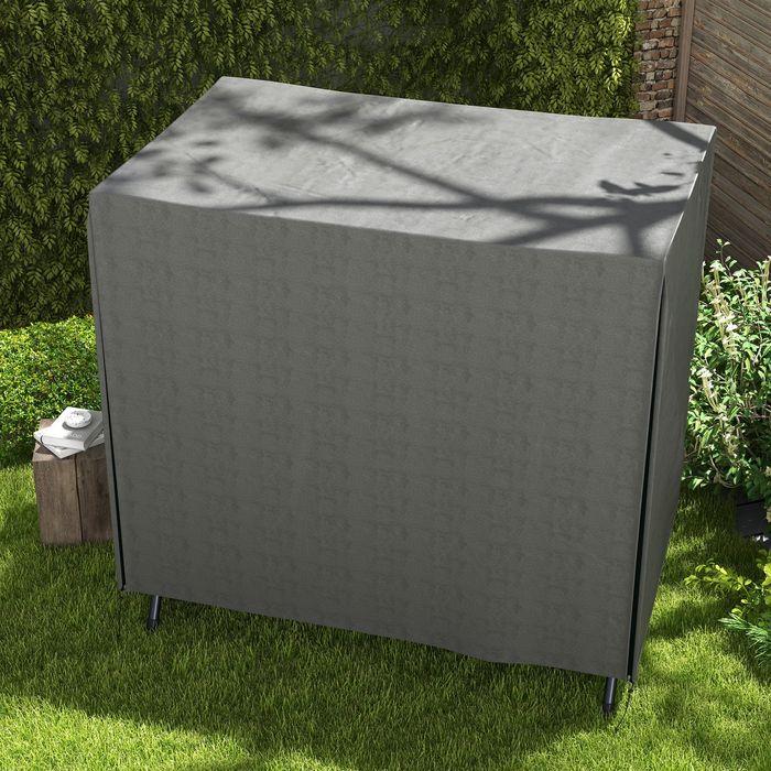 Produktbild Swisshandel24 Abdeckung für Hollywoodschaukel, 420D Oxford, 177x114x152cm Dunkelgrau
