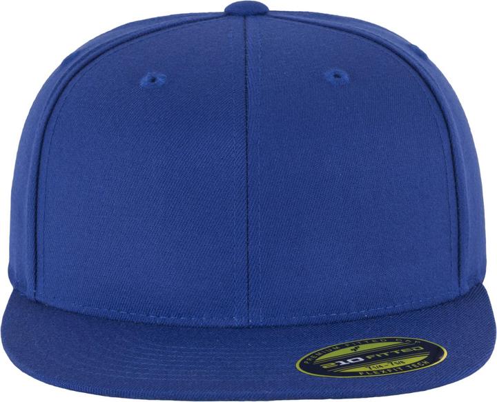 Actual product image Yupoong Flexfit Unisex Premium 210 Fitted Flat Peak Cap (S, M)
