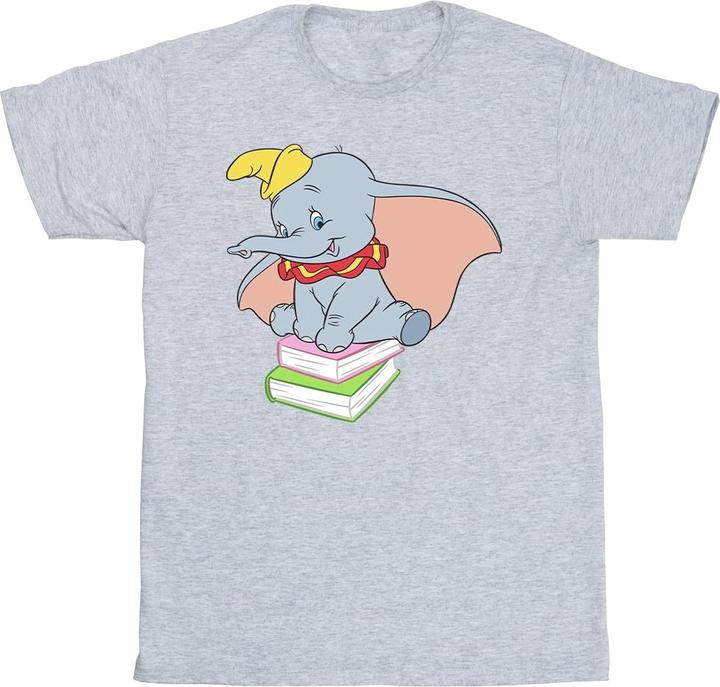 Disney Dumbo Sitting On Books TShirt Mädchen