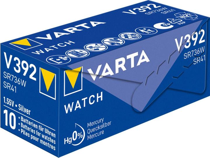 Image du produit Varta 1 Chron V 392 High Drain (1 pcs, LR41, 38 mAh)