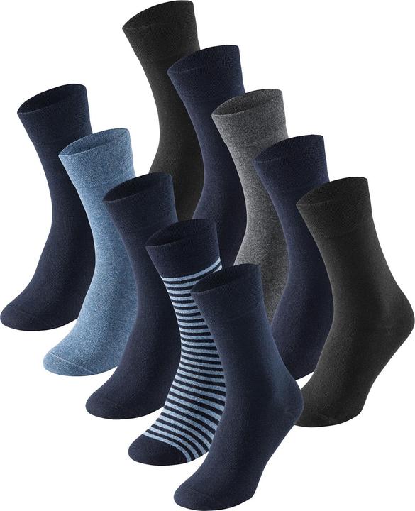 Schiesser Freizeitsocken Cotton Fit (10er Pack, 39 - 42)