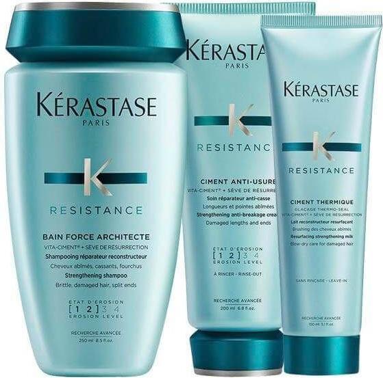 Image du produit Kérastase Kit Résistance Architecte Cheveux Légèrement Abîmés (Set soin capillaire)
