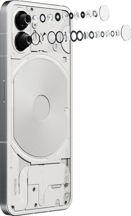 Actual product image Nothing Phone (2) (512 GB, White, 6.70", Dual SIM, 50 Mpx, 5G)