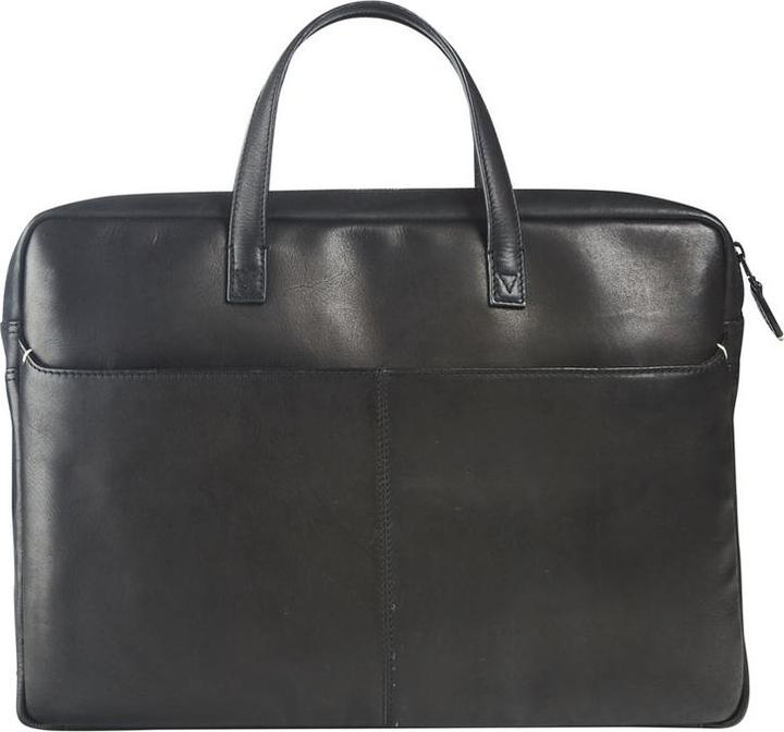 Image du produit Maverick Urban Classic sacoche ordinateur cuir avec housse intégrée pour ordinateur 15,6" - noir