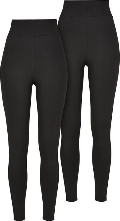 Actual product image Urban Classics Ladies High Waist Leggings 2-Pack - 127137 (M)