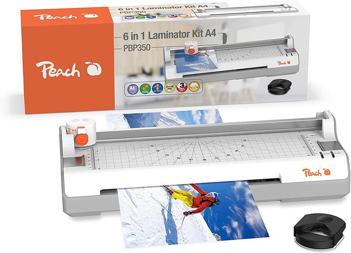 Produktbild Peach Laminiergerät + Rollenschneider A4 125 µm (125 µm, A4)