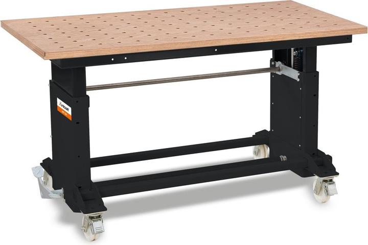 Produktbild Stürmer - Holzkraft Arbeits- und Montagetisch mit Buche-Multiplex-Lochrasterplatte AMT 500 BL (74 cm, 146 cm)