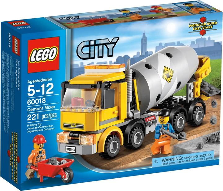 Actual product image LEGO Concrete mixer (60018, LEGO City)