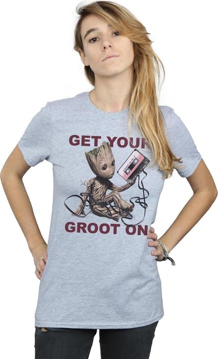 Immagine prodotto Guardians Of The Galaxy Get Your Groot On Maglietta Ampia Donna (L)