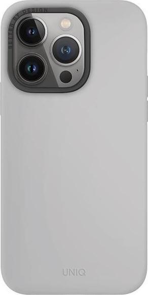 Produktbild Uniq etui Lino Hue iPhone 15 Pro 6.1" Magclick Charging jasnoszary/chalk grey (Apple iPhone 15 Pro)