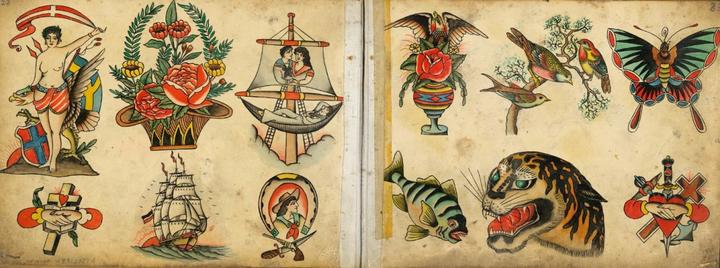 Produktbild Christian Warlich. Tattoo Flash Book (dt./engl.) (Englisch, Deutsch, Ole Wittmann, 2019)
