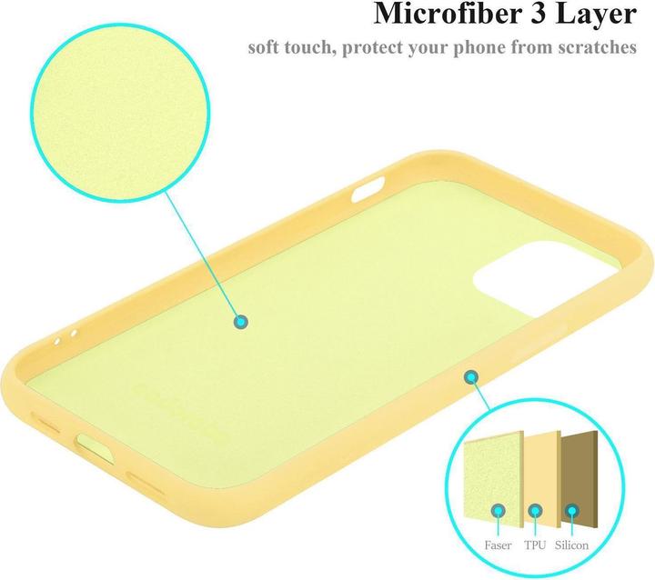 Actual product image Cadorabo TPU Liquid Silicone Case Cover (Apple iPhone 12 Pro Max)