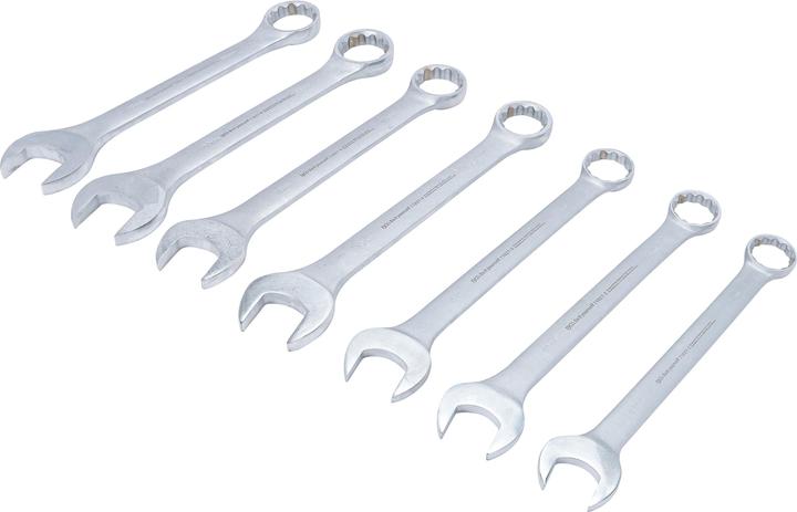 Actual product image BGS Combination Spanner Set XXL 55 - 85 mm 7 pcs. (63 mm, 62 mm, 67 mm, 56 mm, 58 mm, 71 mm, 85 mm, 66 mm, 65 mm, 78 mm, 80 mm, 76 mm, 68 mm, 82 mm, 77 mm, 55 mm, 60 mm, 70 mm, 75 mm, 74 mm, 57 mm)