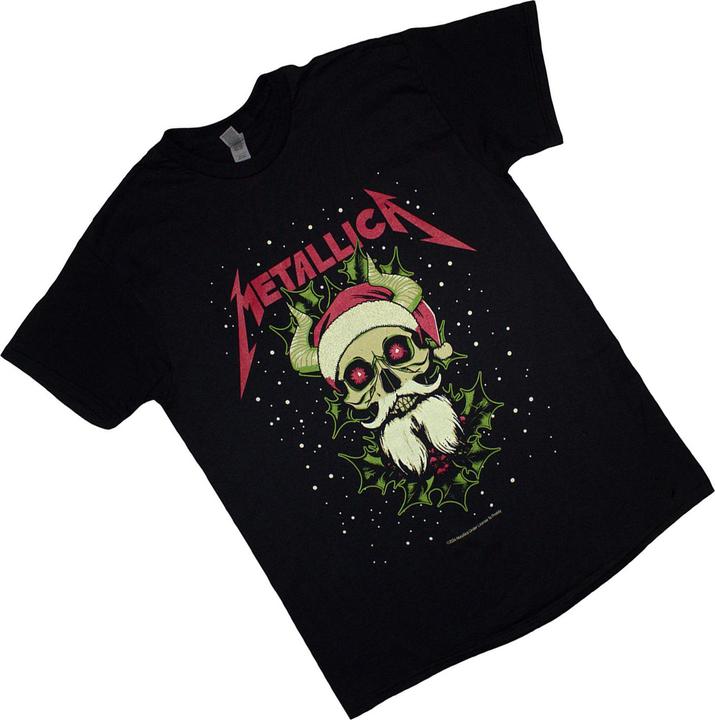 Immagine prodotto Metallica Maglietta Corna di Babbo Natale Adulto Unisex (XL)