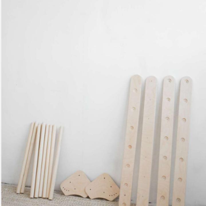 Produktbild Activity Board Kletterdreieck, Dreieck Holz Kinder, Pikler Dreieck mit Rutsche