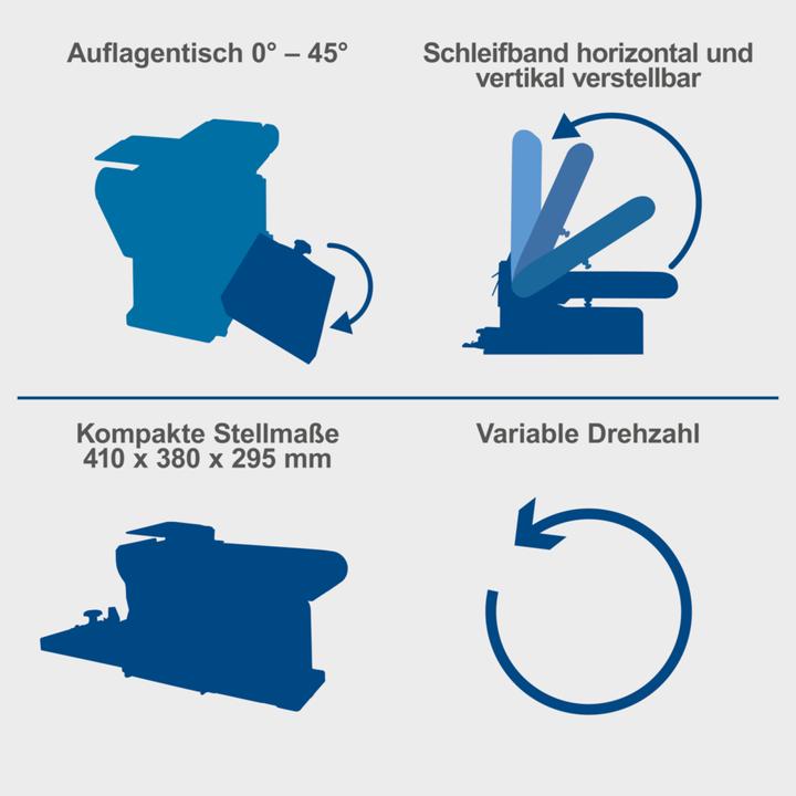 Produktbild Scheppach BTS900 (Tellerschleifer, Bandschleifer, 400 W)
