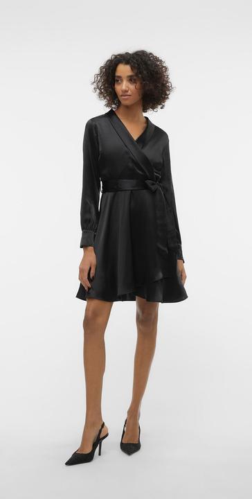 Produktbild Vero Moda Vmbeatrice Ls Shawl Neck Short Dress Vma Kleid (XS)