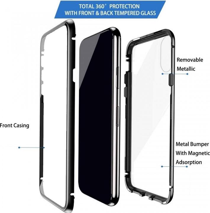 Produktbild G-Case Honor View 20 Aluminium Magnetic Glass Backcover Hülle (Honor View 20)