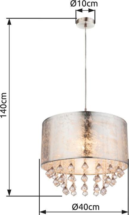 Image du produit Globo Lampe à suspendre Amy I (E27)