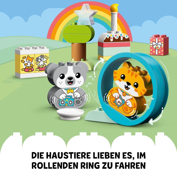 Produktbild LEGO Mein erstes Hündchen & Kätzchen - mit Ton (10977)