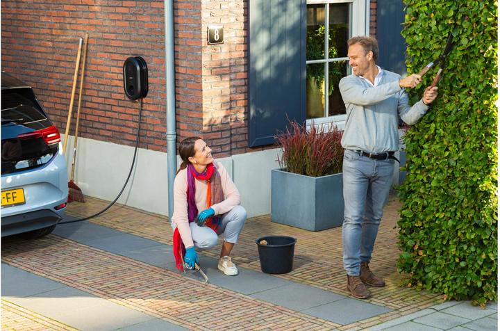 Immagine prodotto Ratio Electric Stazione di ricarica Smart 11 - 22 kW, Tipo 2, WLAN/LAN/BT, 7,5 m (Tipo 2, 22 kW, 32 A, Cablato fisso)