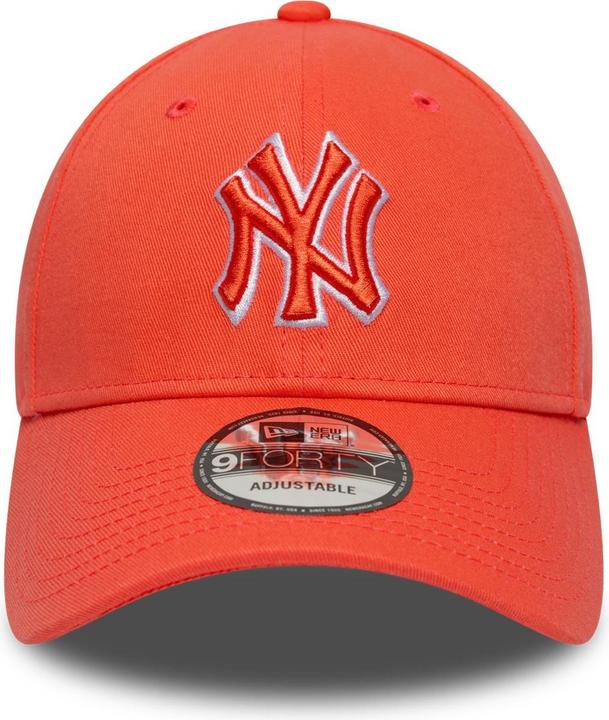 Produktbild New Era 9Forty Strapback Cap Outline New York Yankees Orange