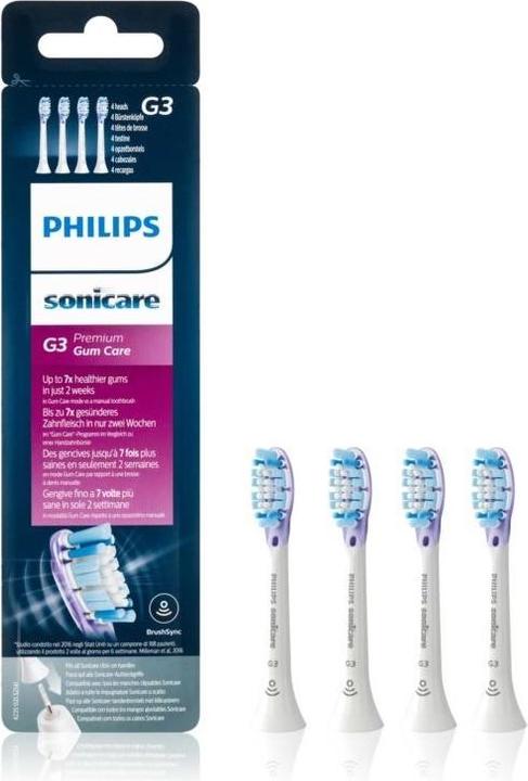 Image du produit Philips Sonicare Brosse à glisser Original Premium GumCare 4 pack (4 x)