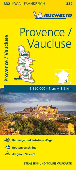 Image du produit Carte Michelin Provence, Vaucluse