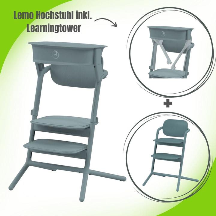 Actual product image Cybex Lemo high chair incl. learning tower / learning tower attachment