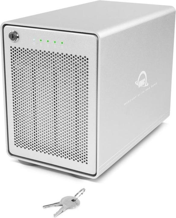 OWC Mercury Elite Pro Quad - Boîtier pour disque dur - 2.5/3.5 pouces - Serial ATA III - Connexion USB (2.5")