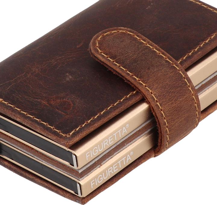 Actual product image Greenburry Vintage Geldbörse RFID Schutz Leder 8 cm