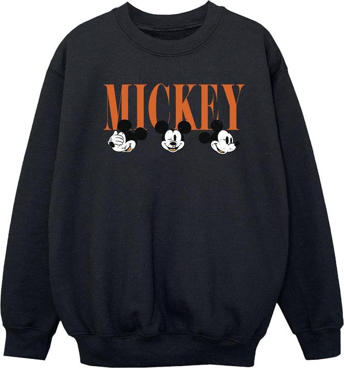Disney Mickey Mouse Faces Sweatshirt Mädchen (140, 146)