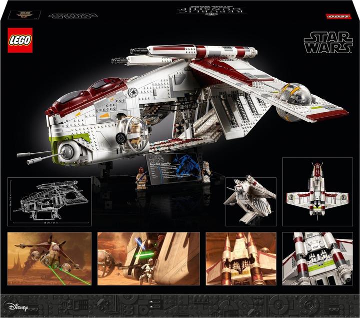 Actual product image LEGO UCS Republic Gunship (75309, LEGO Star Wars, LEGO Rare Sets)