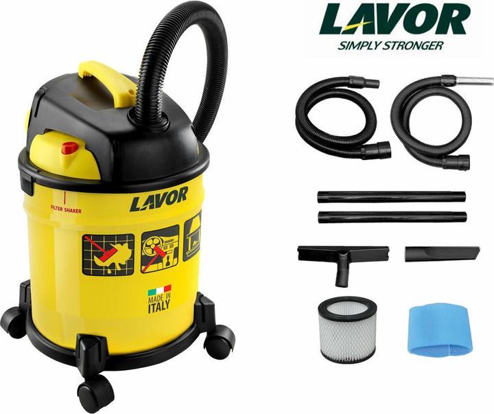 Lavor Odkurzacz Warszta.Freddy 4in1 20l Stalowy Zbiornik żółty (Wet dry vacuum cleaner)
