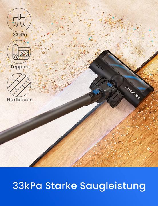 Actual product image Proscenic P11 Smart Battery 4 in 1 Vacuum Cleaner cordless in silver