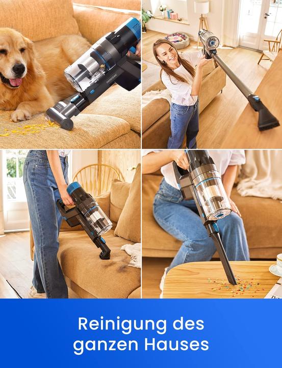 Actual product image Proscenic P11 Smart Battery 4 in 1 Vacuum Cleaner cordless in silver