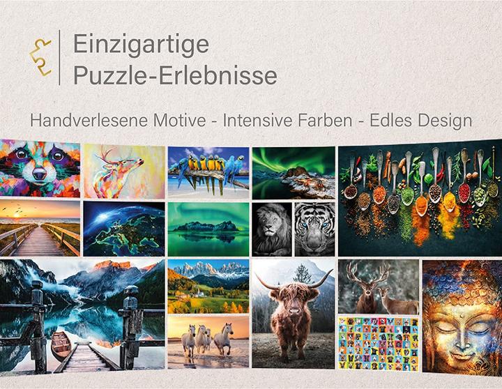 Produktbild Ulmer Puzzleschmiede Puzzle Allgaeu Originelles 1000 Teile Kuh-Puzzle (1000 Teile)