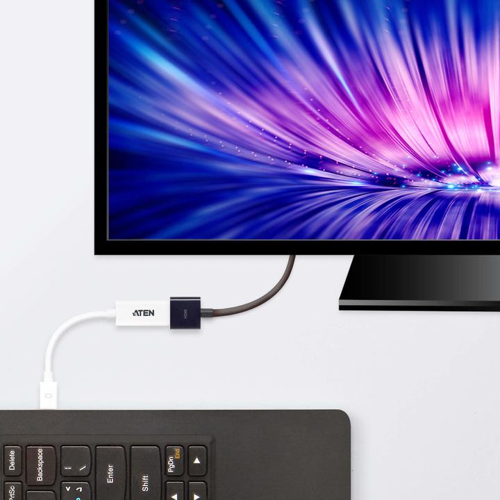Image du produit Aten VC980 Adaptateur vidéo / audio (Mini DP, HDMI, 19 cm)