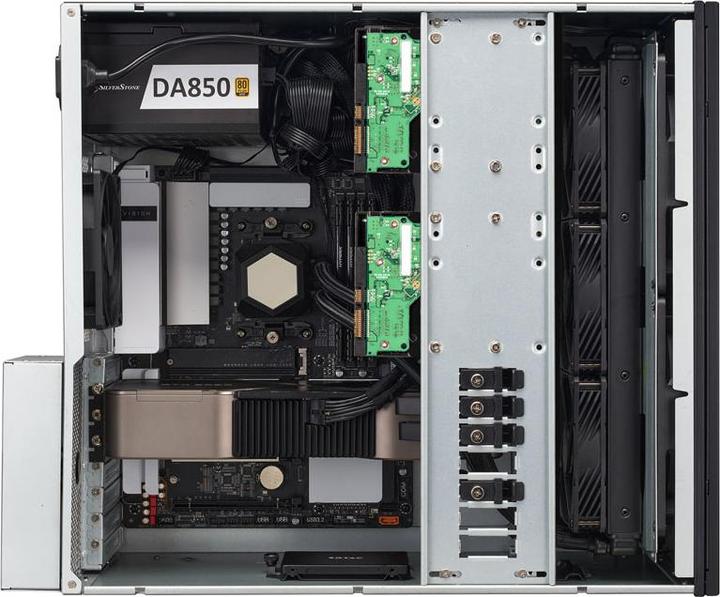 Actual product image Silverstone RM51 (SSI EEB, SSI CEB, mATX, Mini-ITX, ATX, E-ATX)