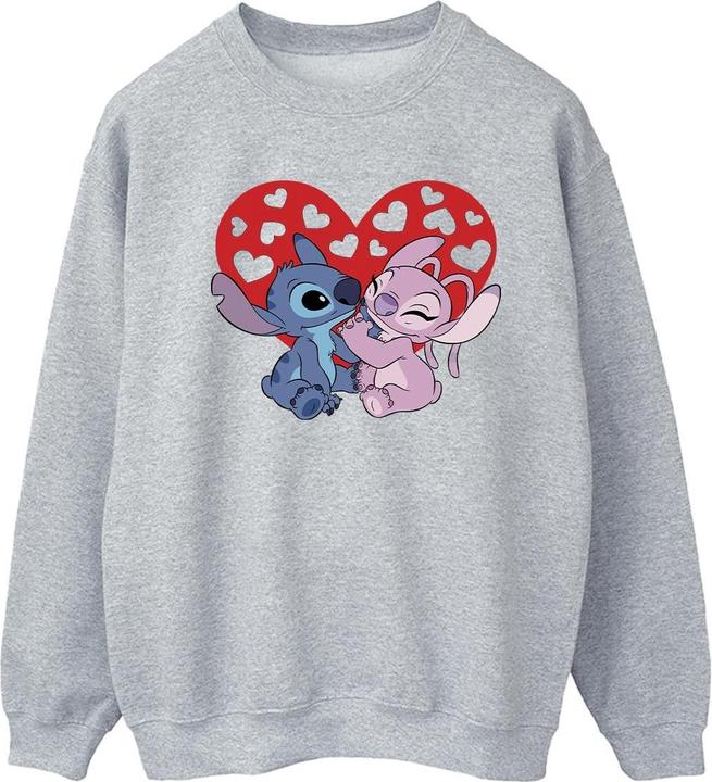 Disney Lilo & Stitch Hearts Sweatshirt (XL)