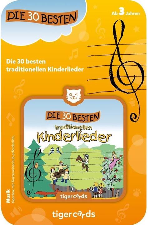 Tigermedia Die 30 besten traditionellen Kinderlieder (Deutsch)