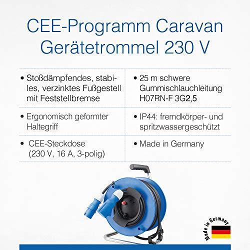 Actual product image As - Schwabe CEE-Camping-Kabeltrommel (25 m, 2.50 mm²)